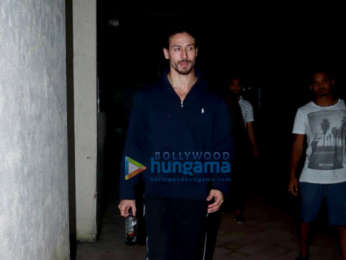 Tiger Shroff and Ananya Pandey snapped at Satyam Dance Hall in Juhu