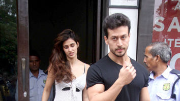 Tiger Shroff and Disha Patani spotted at Bastian in Bandra