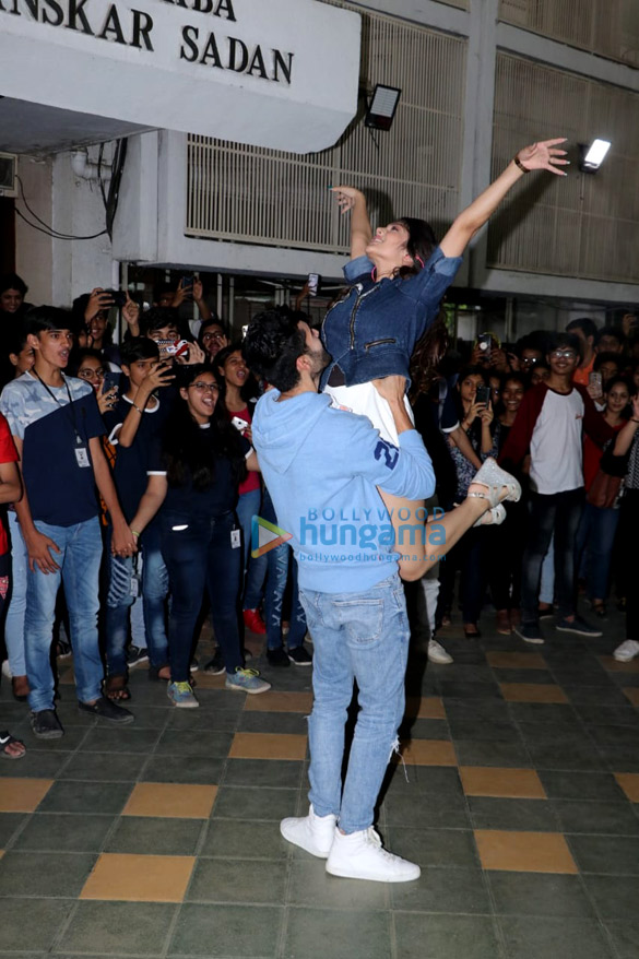 utkarsh sharma and ishita chauhan snapped promoting their film genius at nm college 3