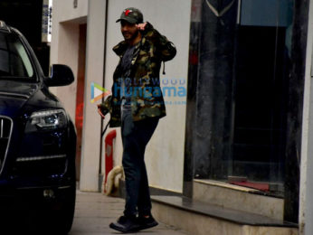 Varun Dhawan and Sonal Chauhan snapped outside the gym in Bandra
