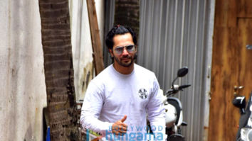 Varun Dhawan spotted at a clinic in Bandra