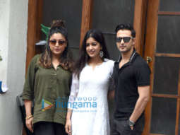 Vatsal Sheth, Ishita Dutta and Tanushree Dutta spotted at Juhu for family lunch