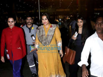Vidya Balan and Amyra Dastur snapped at the airport