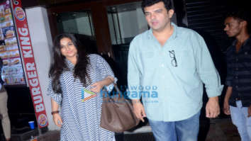 Vidya Balan and Siddharth Roy Kapur spotted at Bastian in Bandra