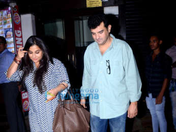 Vidya Balan and Siddharth Roy Kapur spotted at Bastian in Bandra