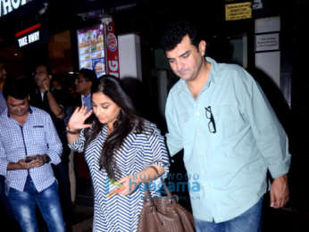 Vidya Balan and Siddharth Roy Kapur spotted at Bastian in Bandra