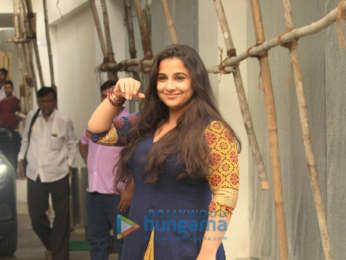 Vidya Balan snapped at Sunny Super Sound in Juhu
