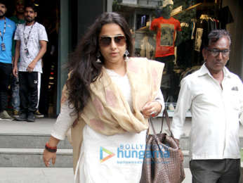 Vidya Balan spotted at the Puma store in Khar
