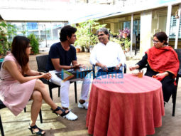 Vishal Bhardwaj, Arijit Singh and Sunil Grover snapped recording a song for ‘Pataakha’