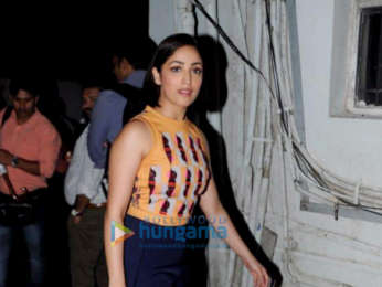 Yami Gautam and Shahid Kapoor promote Batti Gul Meter Chalu at 98.3 FM Radio Mirchi office