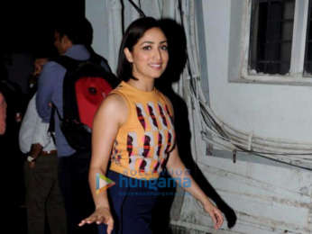 Yami Gautam and Shahid Kapoor promote Batti Gul Meter Chalu at 98.3 FM Radio Mirchi office