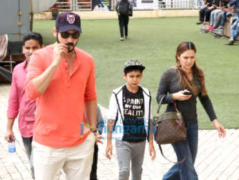 Zayed Khan spotted with his family at PVR Juhu