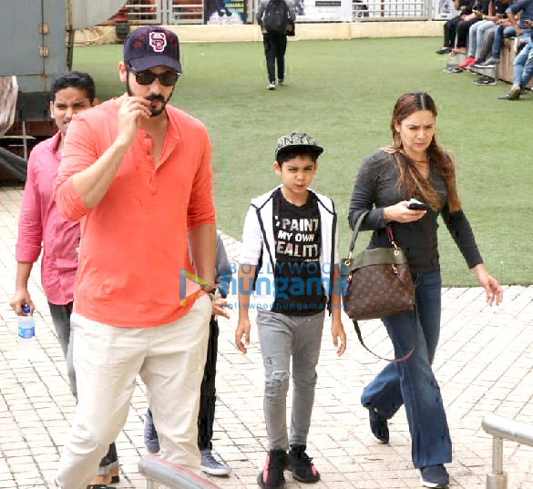 zayed khan spotted with his family at pvr juhu 2