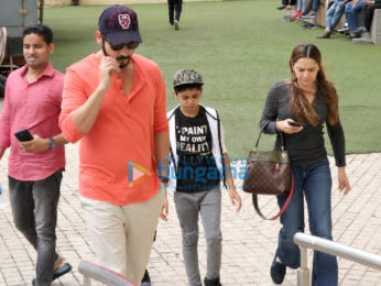 Zayed Khan spotted with his family at PVR Juhu