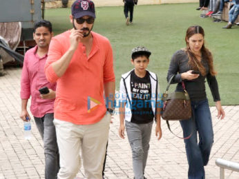 Zayed Khan spotted with his family at PVR Juhu