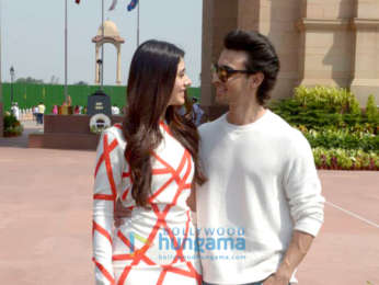 Aayush Sharma and Warina Husain spotted at India Gate promoting LoveYatri