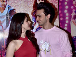 Aayush Sharma and Warina Hussain snapped during LoveYatri promotions