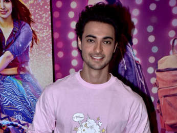 Aayush Sharma and Warina Hussain snapped during LoveYatri promotions