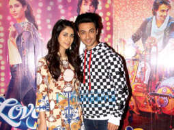 Aayush Sharma and Warina Hussain snapped promoting their film Loveratri at Mehboob Studio