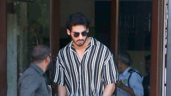 Ahaan Shetty snapped with his girlfriend at Bastian in Bandra