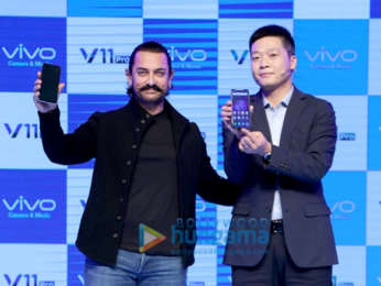 Aamir Khan snapped at VIVO 11 Pro launch