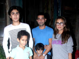 Amrita Arora with family spotted at Pali Village Cafe