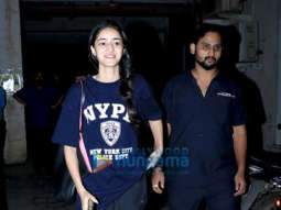 Ananya Pandey spotted at dance class in Juhu