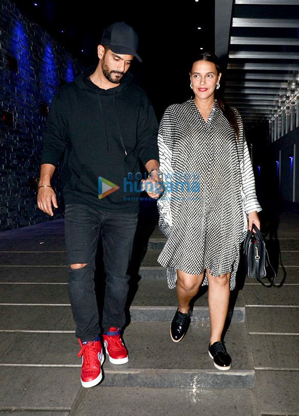 angad bedi and neha dhupia and spotted at hakkasan in bandra 2