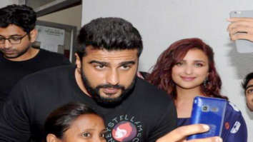 Arjun Kapoor and Parineeti Chopra snapped promoting their film Namaste England