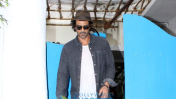 Arjun Rampal snapped at Olive in Bandra