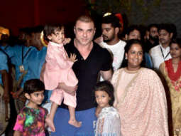 Arpita Khan, Aayush Sharma, Sohail Khan and others snapped during Ganesh visarjan