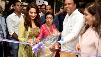 Asha Bhosle and Madhuri Dixit snapped attending the new iPhone launch at Iazure Store