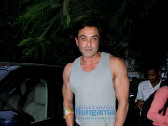 Bobby Deol spotted at Hakim's Aalim salon in Bandra