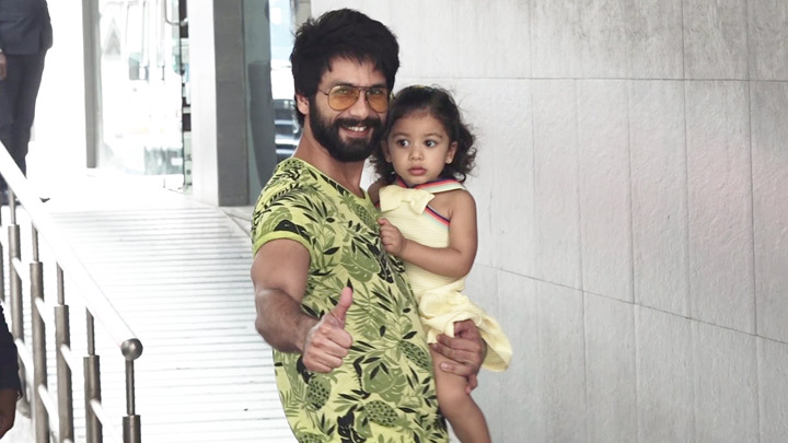CHECK OUT: Shahid Kapoor, daughter Misha reach hospital to meet Mira Rajput, new baby