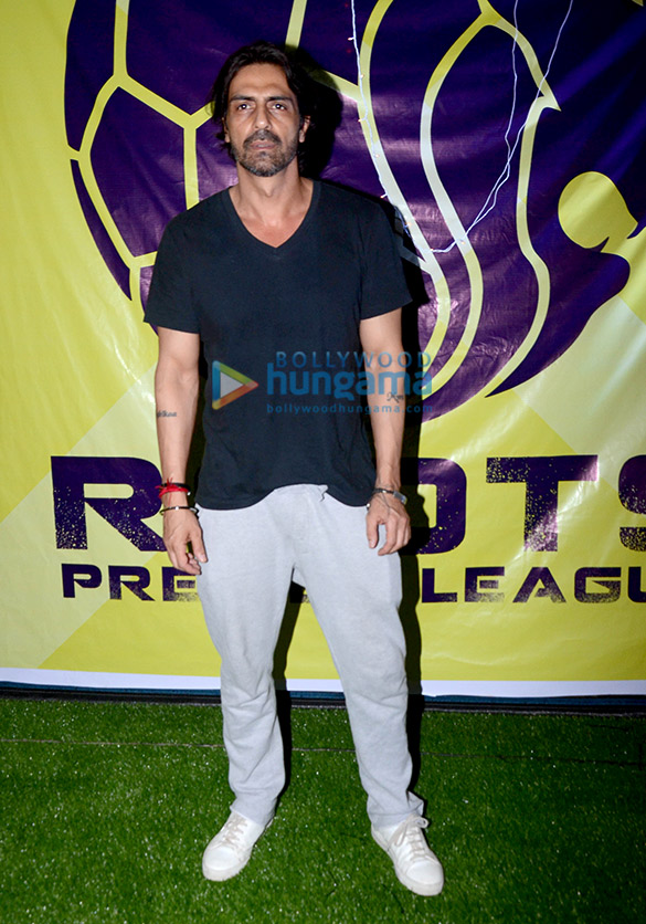 celebs snapped attending the roots premiere league 1