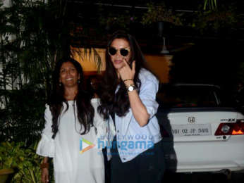 Deepika Padukone snapped at a salon in Bandra