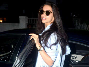 Deepika Padukone snapped at a salon in Bandra