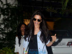 Deepika Padukone snapped at a salon in Bandra