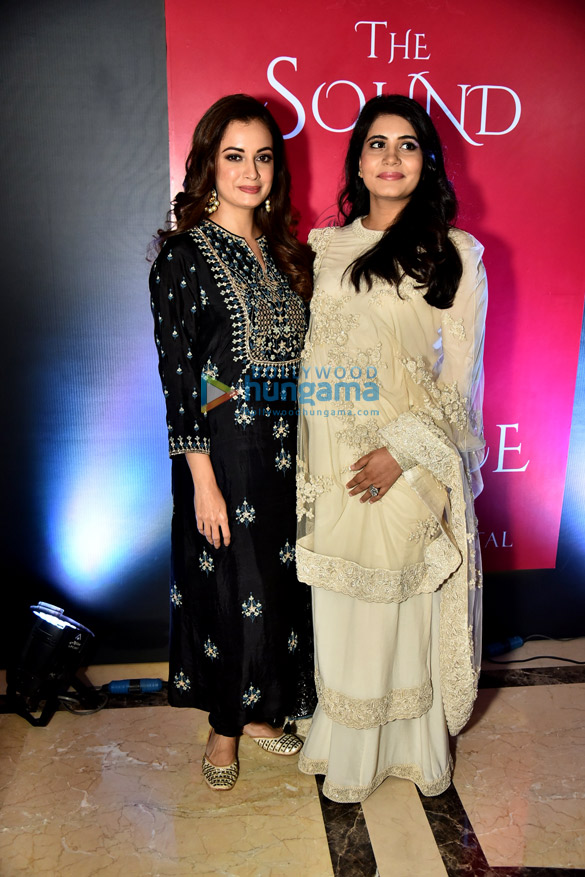 dia mirza graces the launch of the sound of silence book in delhi 1