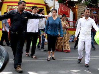 Ekta Kapoor snapped at Shani Temple in Juhu