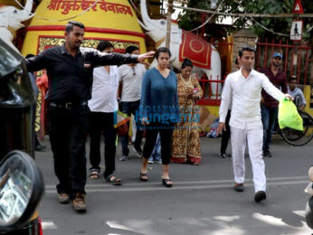 Ekta Kapoor snapped at Shani Temple in Juhu