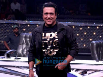 Govinda snapped promoting Fry Day on Indian Idol set