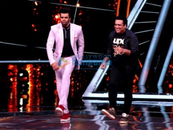 Govinda snapped promoting Fry Day on Indian Idol set