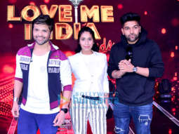 Himesh Reshammiya, Guru Randhawa and Neha Bhasin snapped on sets of the reality show Love Me India
