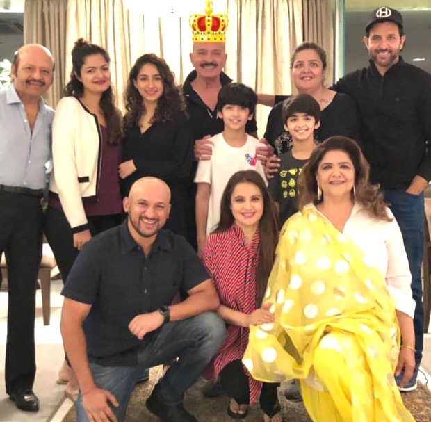Inside Pics Hrithik Roshan brings in father Rakesh Roshan's birthday with a family dinner Inside Pics Hrithik Roshan brings in father Rakesh Roshan's birthday with a family dinner