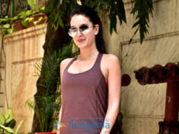 Isabel Kaif spotted at the gym in Bandra