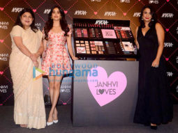 Janhvi Kapoor snapped at Nykaa launch event