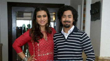Kajol snapped during Helicopter Eela promotions