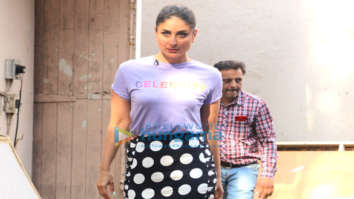 Kareena Kapoor Khan, Sunny Leone and Rajkumar Hirani snapped at Mehboob Studios
