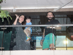 Kareena Kapoor Khan snapped greeting her fans on her birthday